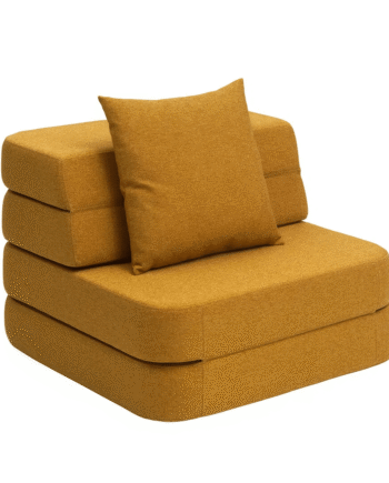 Klipklap Fold Sofa Single Sennep Levering November