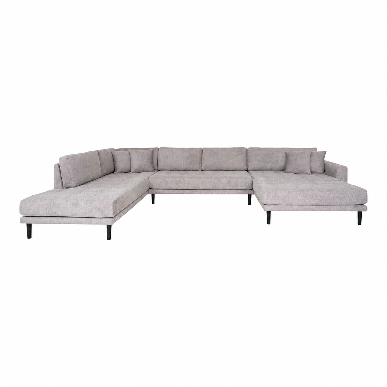 Lido Sofa Lysegrå Eller Olivengrøn Stof Lysegrå