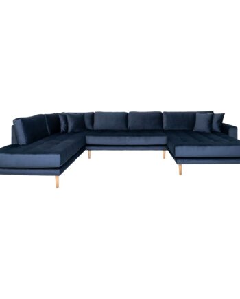 Lido Sofa Mørkeblå Velour