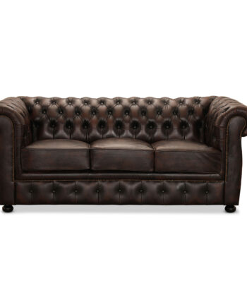 Liverpool Personer Chesterfield Sofa Brun