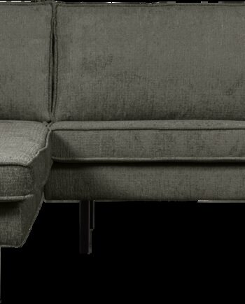 Loungemodul Woood Rodeo 300x155 Frost Blå Strukturvelour Venstrevendt Chaiselong