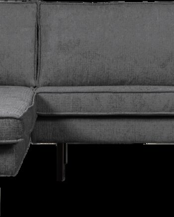 Loungesofa Venstrevendt Chaiselong Woood Rodeo 300x155 Mountain Grå Strukturvelour