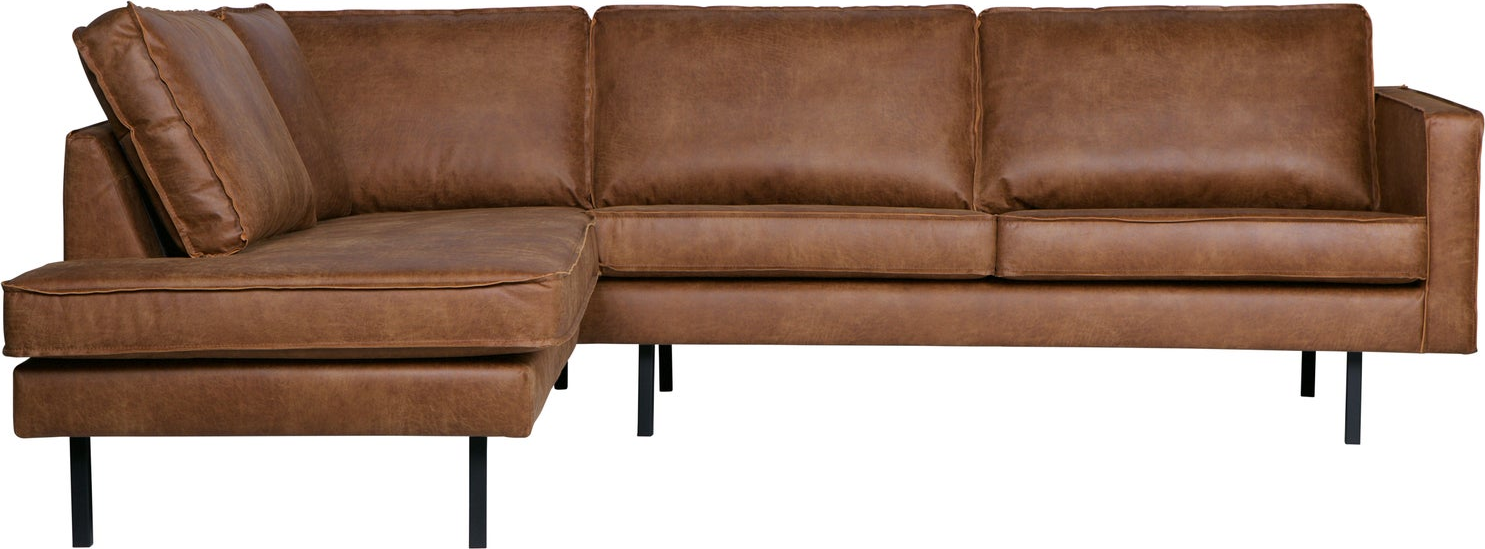 Loungesofa Woood Rodeo Venstrevendt Hjørnesofa 266x213 Cognac Ecoleather Recycled Leather