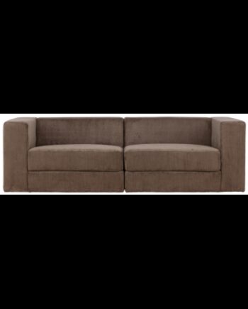 Lumi Personers Sofa Polyester 238 Brun
