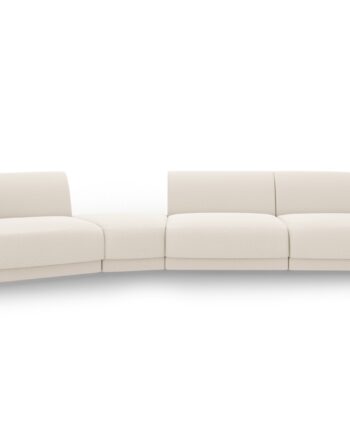 Micadoni Miley Pers Modulær Sofa Venstre Beige Boucl
