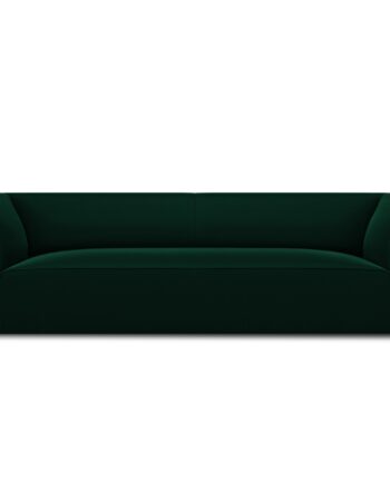 Micadoni Ruby Sofa Sæder Grøn Fløjl Sort Plast