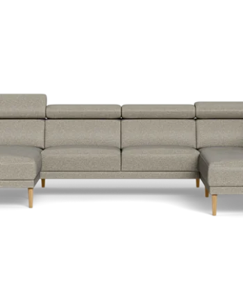 Michigan Sofa Med Chaiselong Open End Grå :338