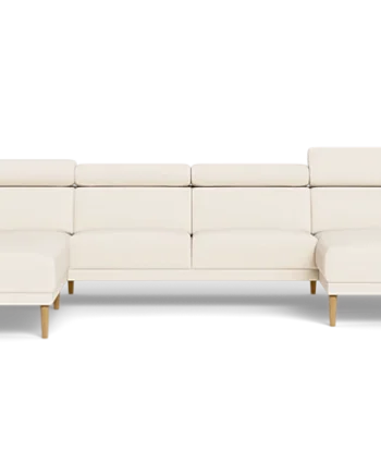 Michigan Sofa Med Chaiselong Open End Hvid :338