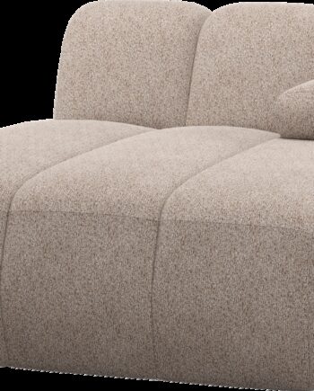 Modulsofa Woood Mojo Chaiselong Højre 284x160 Mørk Sand Valley Chenille Blød Voluminøs