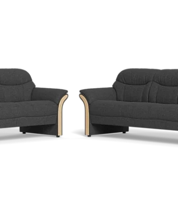 Nordisk Komfort Chicago 2125  Pers Sofa Mørkegrå