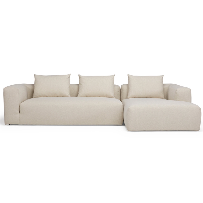 Nordly Cozy Personers Sofa Højrevendt Natur Stof 303 157 Møbelsalg