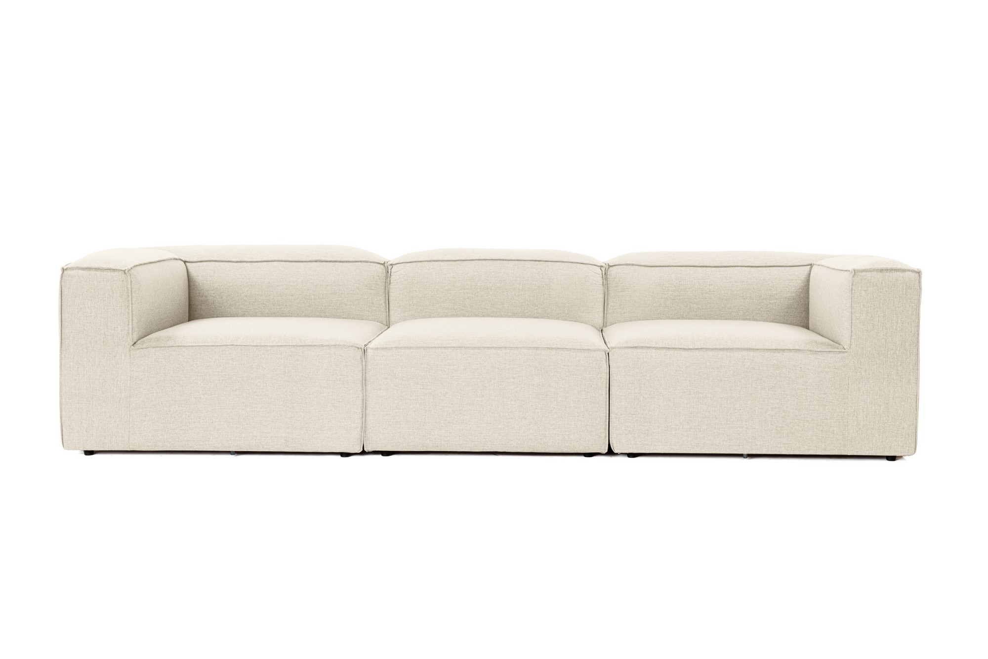 Nordvrk Fora Pers Sofa Ecru Hør Plast