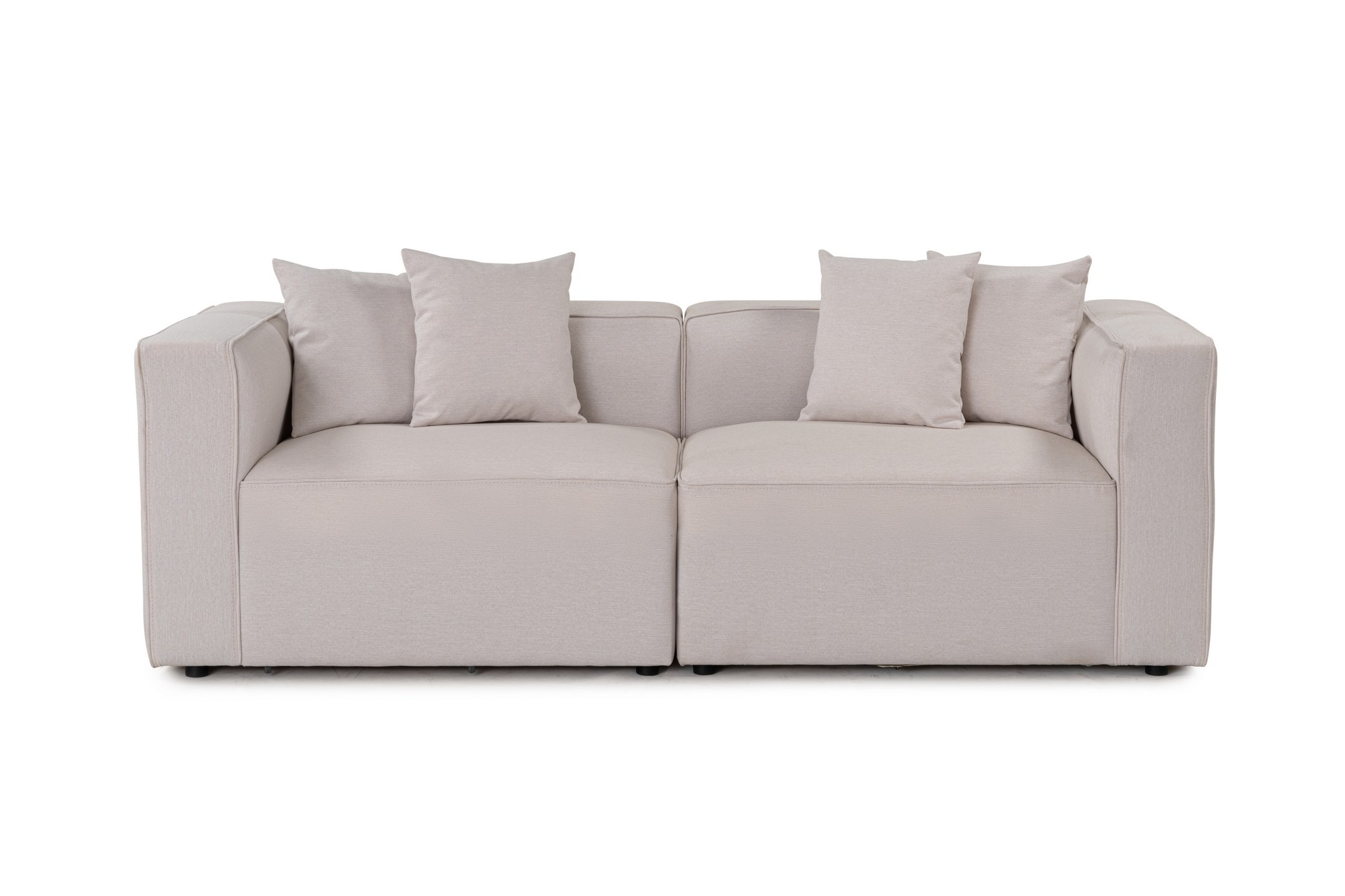 Nordvrk Mora Pers Sofa Ecru Stof Plastik