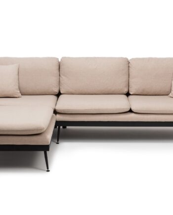 Nordvrk Reya Hjørnesofa Creme Stof Metal