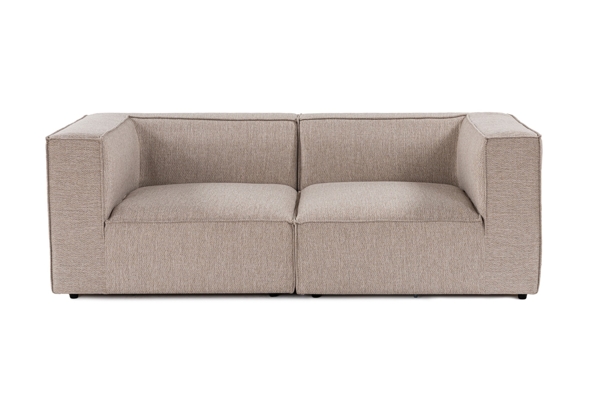 Nordvrk Sora Pers Sofa Sand Beige Stof Plastik