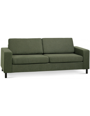 Panset Personers Sofa Polyester B218 D81 Sort Mosgrøn