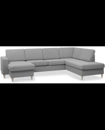 Panset Sofa Polyester B295 D197 Natur Grå