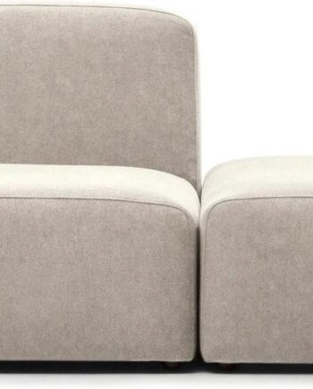 Personers Modulsofa Kave Home Neom Byg Selv Sofa Beige Interlock Vævet Stof Bæredygtig Nordisk Design