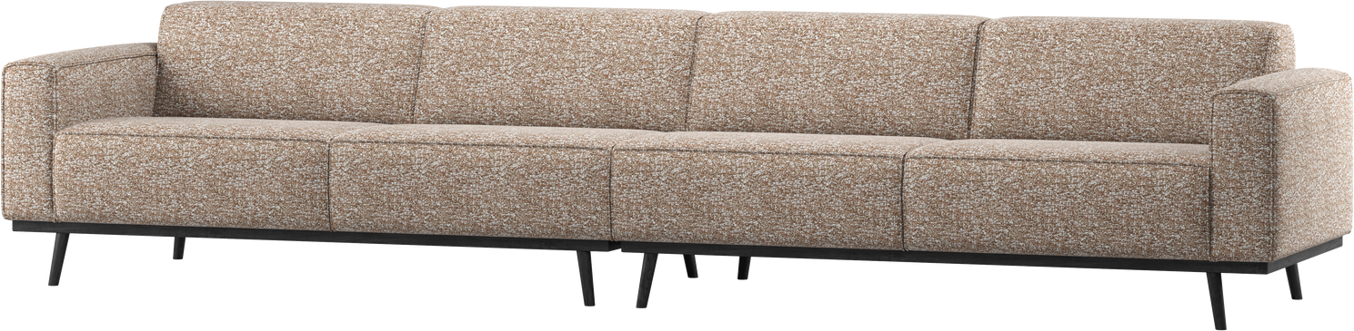 Personers Polstret Sofa Woood Statement Lysebrun Melange 100 Polyester B372