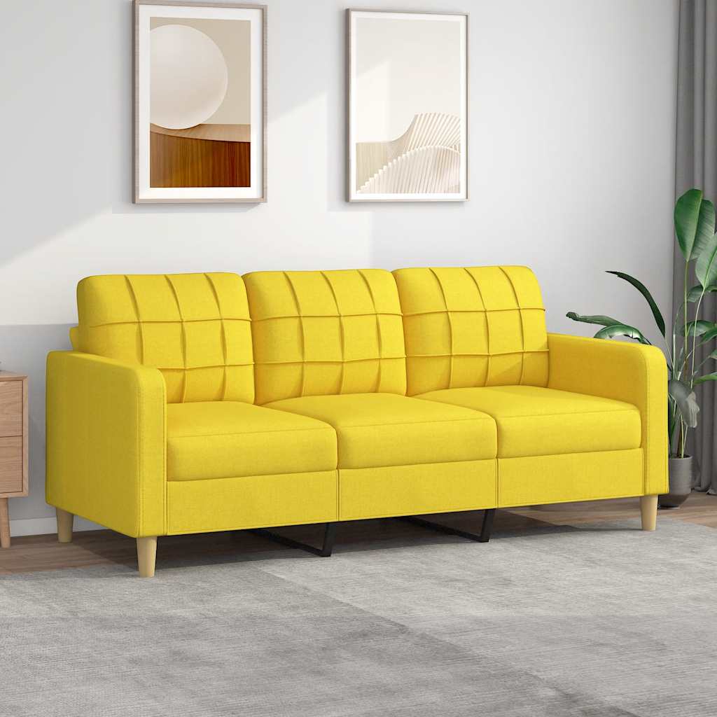 Personers Sofa 180 Stof Lysegul