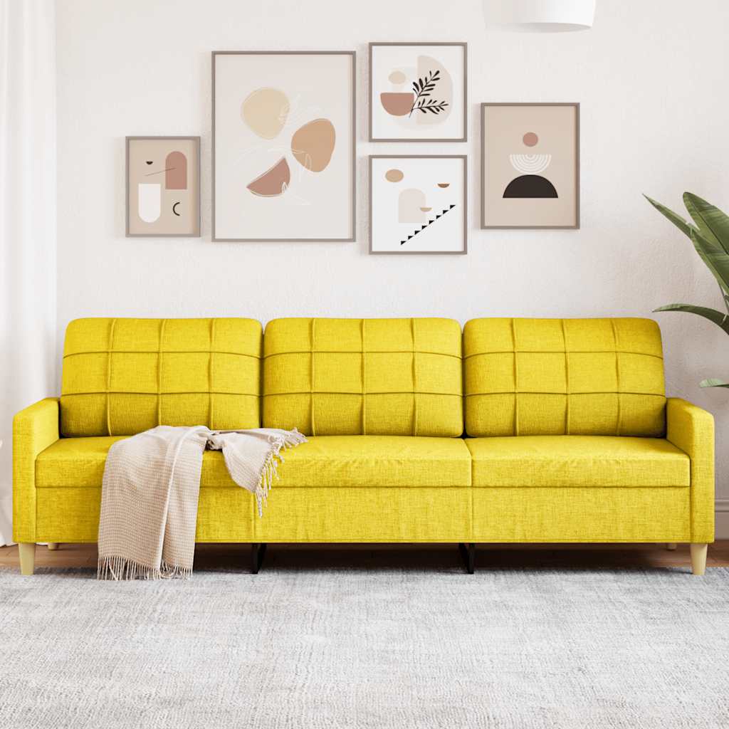 Personers Sofa 210 Stof Lysegul