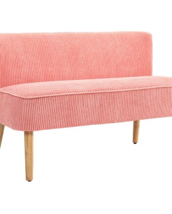 Personers Sofa Elegant Skandinavisk Design Massivt Træstel Til 150 117 Pink