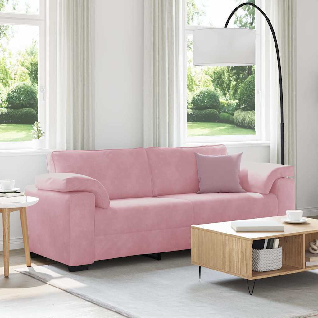 Personers Sofa Fløjl 120 Mørkegrå