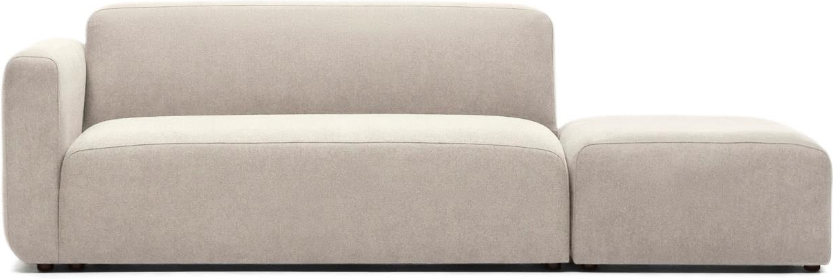 Personers Sofa Kave Home Neom Modulsofa Beige Teksturet Polyester Moderne Nordisk Design