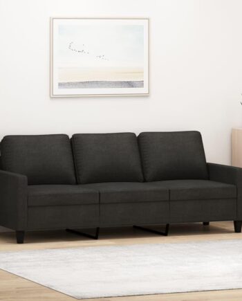 Personers Sofa Stof 180 Sort
