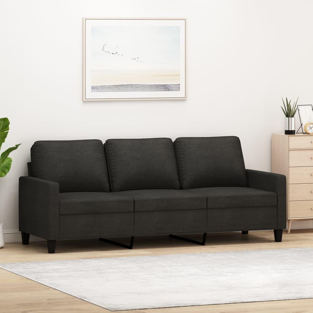 Personers Sofa Stof 180 Sort