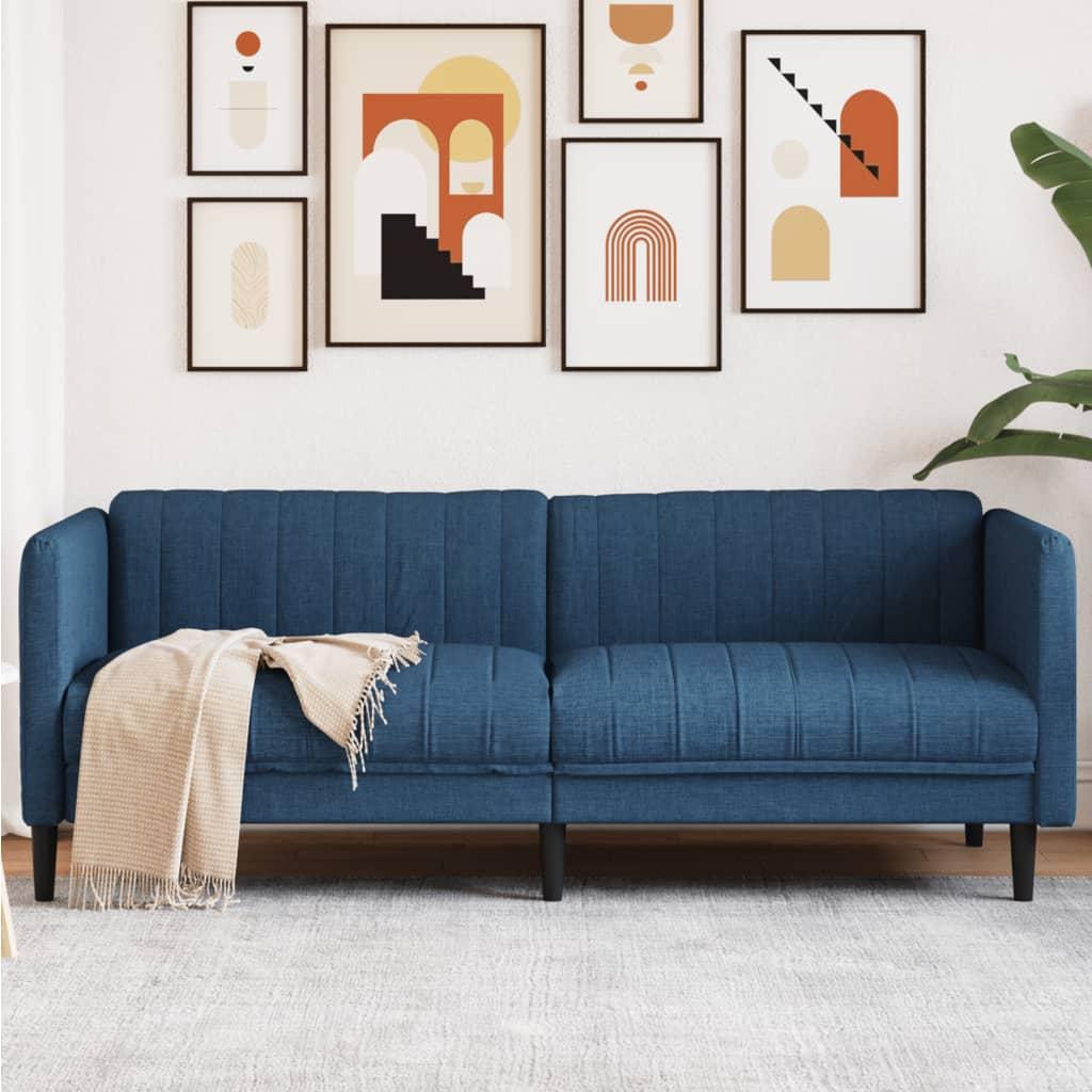 Personers Sofa Stof Blå Moderne Stuesofa
