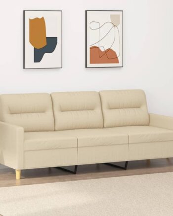 Personers Sofa Stof Cremefarvet 198