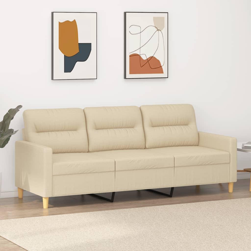 Personers Sofa Stof Cremefarvet 198