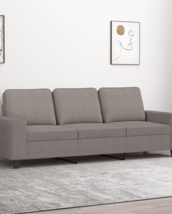 Personers Sofa Stof Gråbrun Sædebredde 180