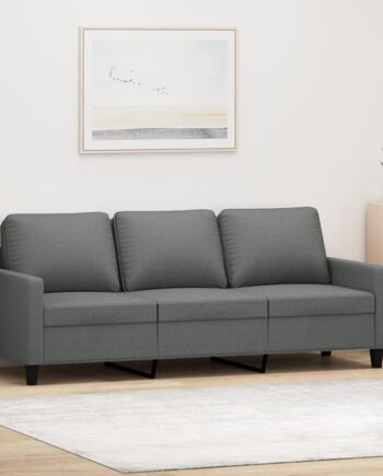Personers Sofa Stof Mørkegrå Sædebredde 180