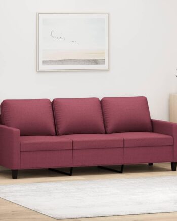 Personers Sofa Stof Vinrød 180 Sædebredde
