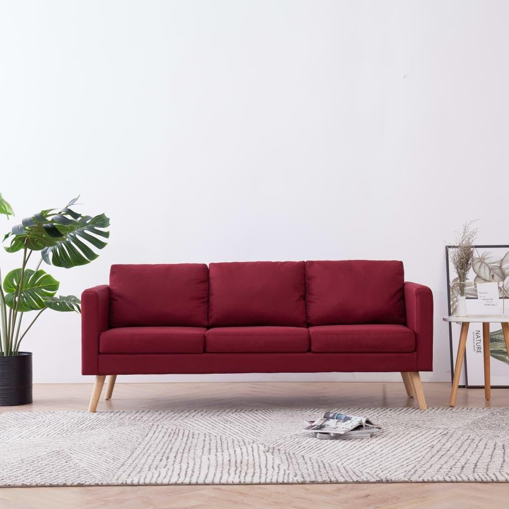 Personers Sofa Stof Vinrød