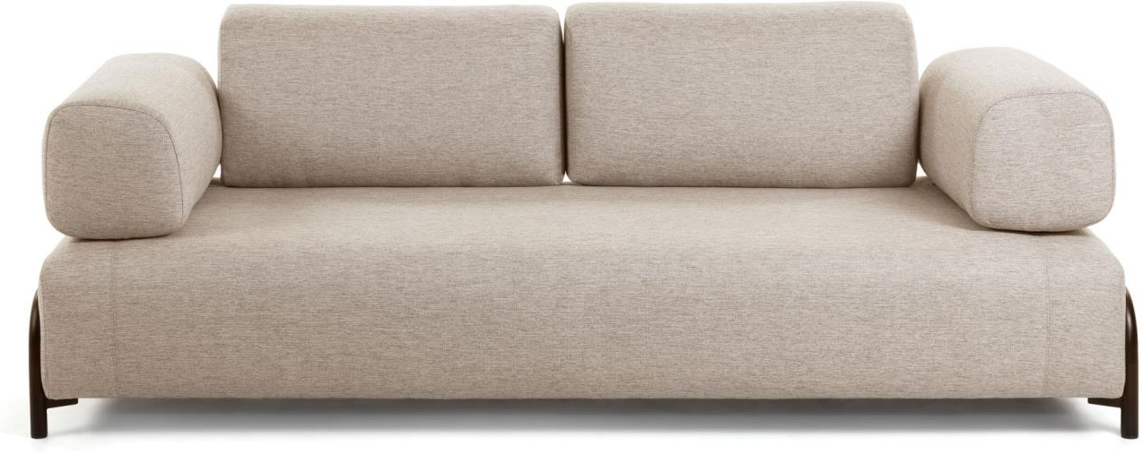 Personers Sofa Trepersoners Sofa Kave Home Compo Beige Stof H82b232d98 Nordisk Design Aftagelige Betræk