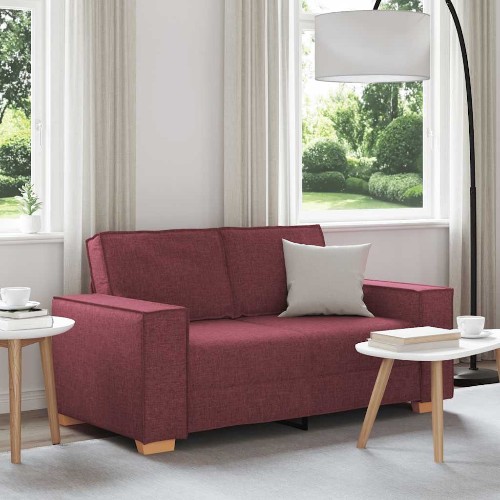 Personers Sofa Vinrød 160x78x84 Stof