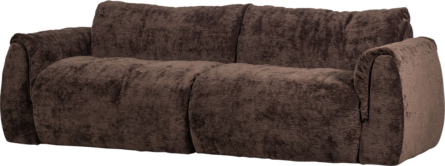 Personers Sofa Woood Baggy Mørkebrun Chenille 100 Polyester B228