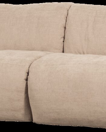 Personers Sofa Woood Baggy Sand Ocean Vævet Chenille 100 Genanvendt Polyester 228 Elementsofa