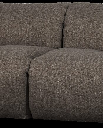 Personers Sofa Woood Baggy Varm Grå Melange Groft Vævet Polyester Blød Men Fast Komfort Dun Silikonefyld B228 Teflon Behandlet