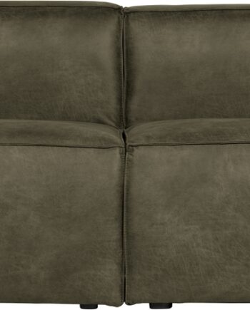 Personers Sofa Woood Bean Grøn Læderlook Fsc Stel H73xb246xd96