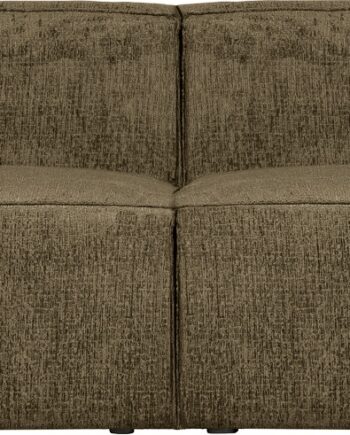 Personers Sofa Woood Bean Grøn Strukturfløjl L246 Modulopbygget Robust Design