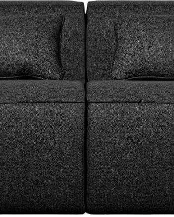 Personers Sofa Woood Exclusive Bean Mørkegrå Plet   Vandafvisende Stof 246x96x73