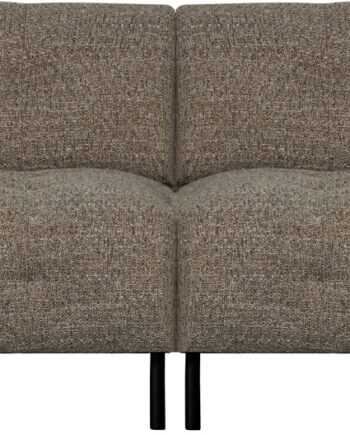 Personers Sofa Woood Lloyd Mørkebrun Polstret Stofsofa Med Tidløst Elegant Design H75xb245xd90