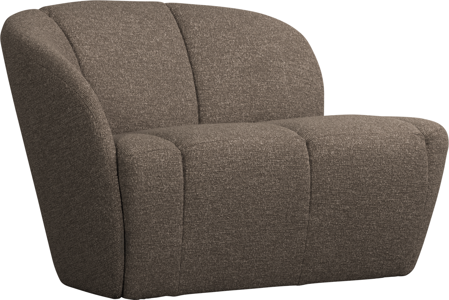 Personers Sofa Woood Mojo Brun Melange Boucl 112 Manuel Justerbar Armlæn Venstre