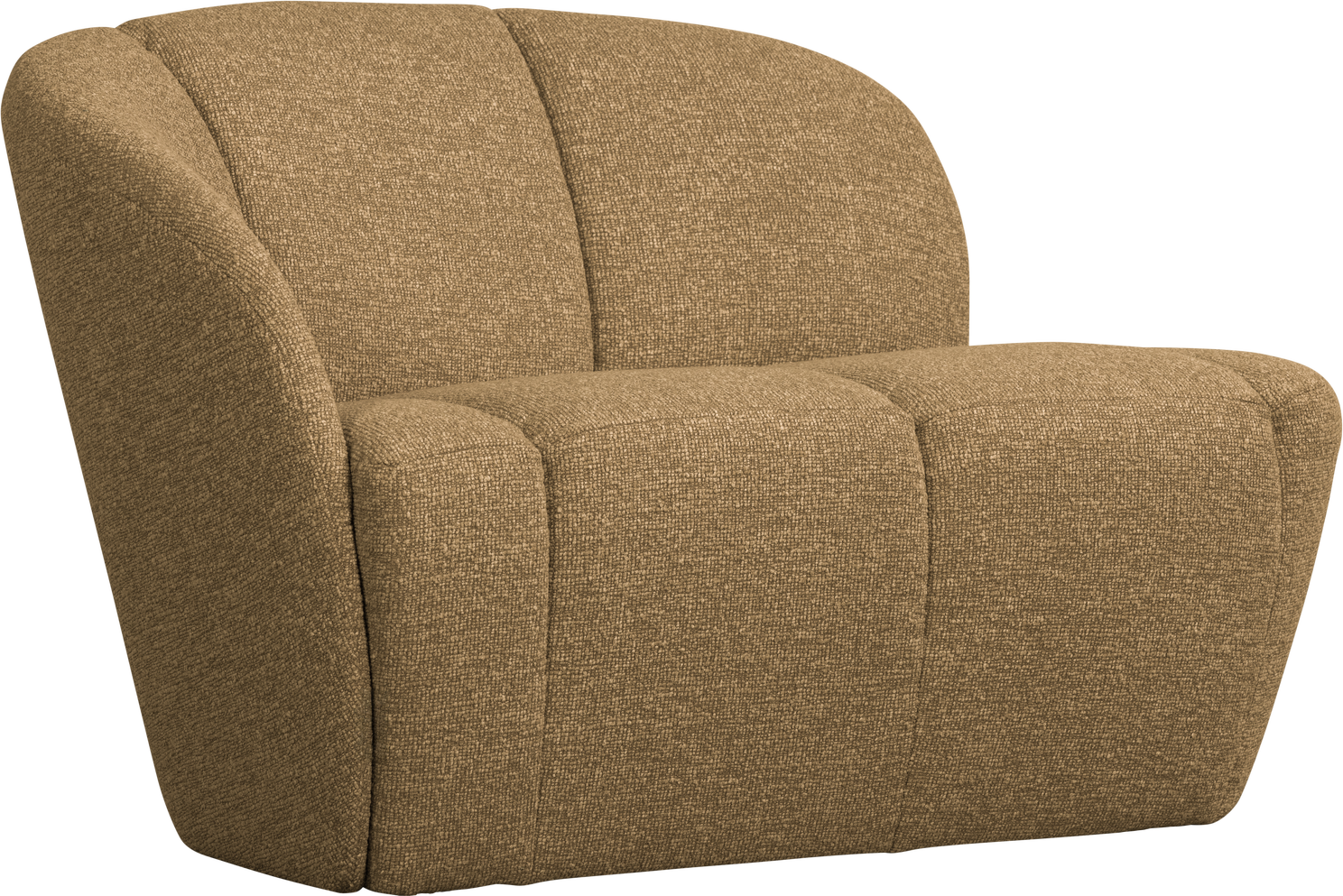 Personers Sofa Woood Mojo Brunmeleret Boucl Venstrevendt B112xd77 Fast Polstring 100 Polyester
