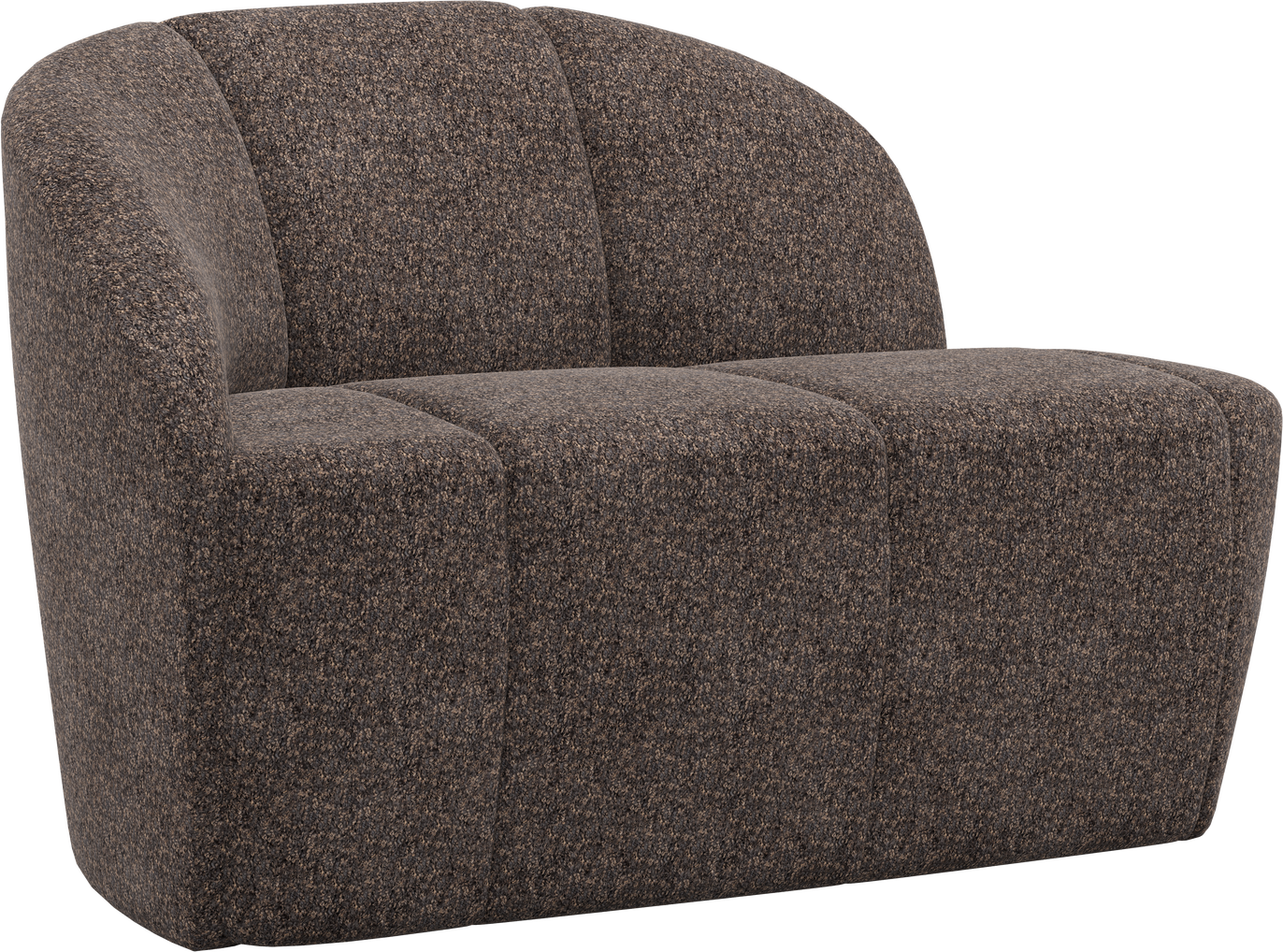 Personers Sofa Woood Mojo Modul Venstre Brun Chenille 100 Polyester 73x112x77