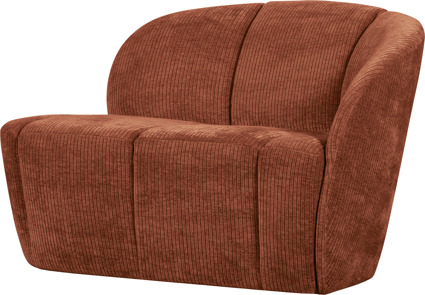 Personers Sofa Woood Mojo Rustbrun Ribstof 100 Polyester B112 Højre